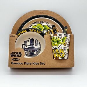 NEW!! Disney- Star Wars - 5pc. Bamboo Set